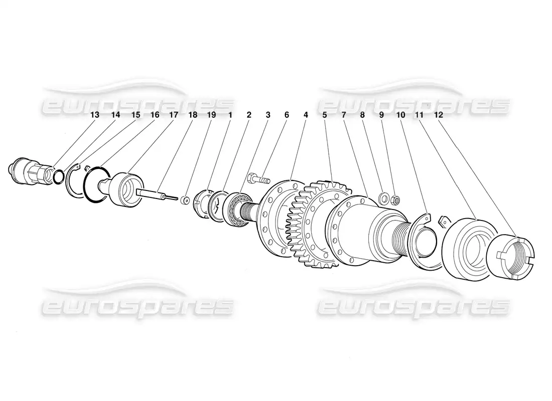 lamborghini diablo (1991) speedometer sender parts diagram