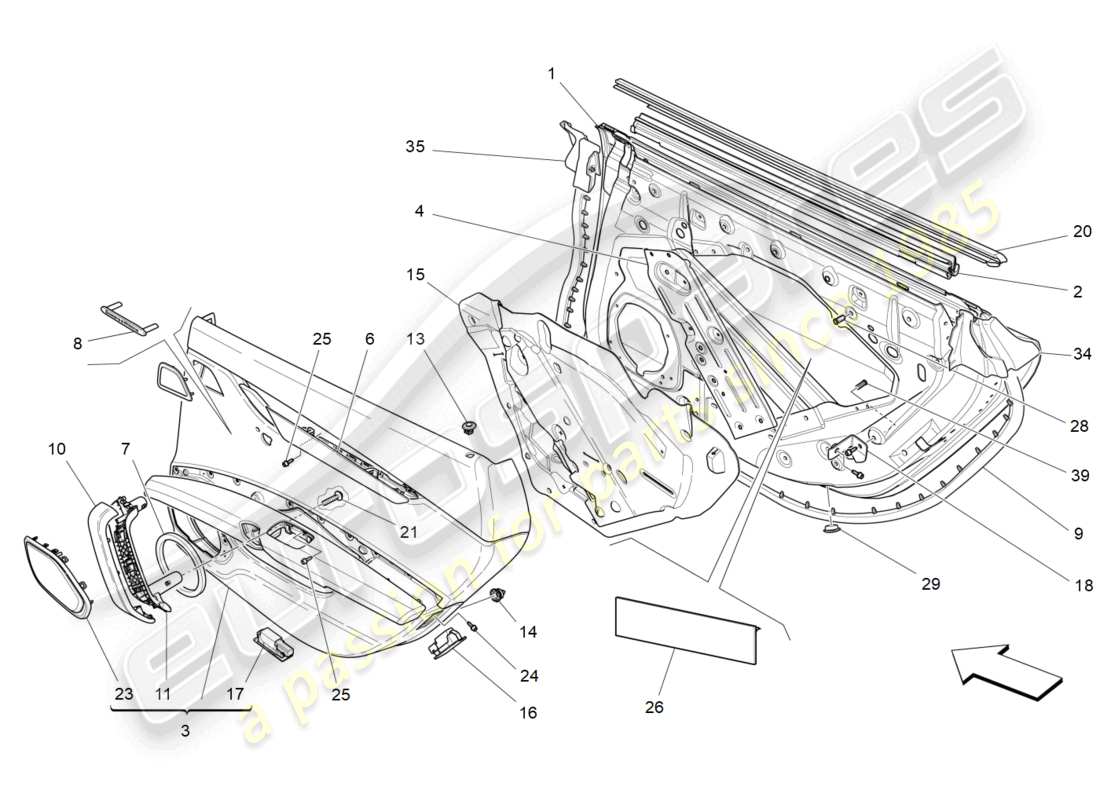 part diagram containing part number 670104025