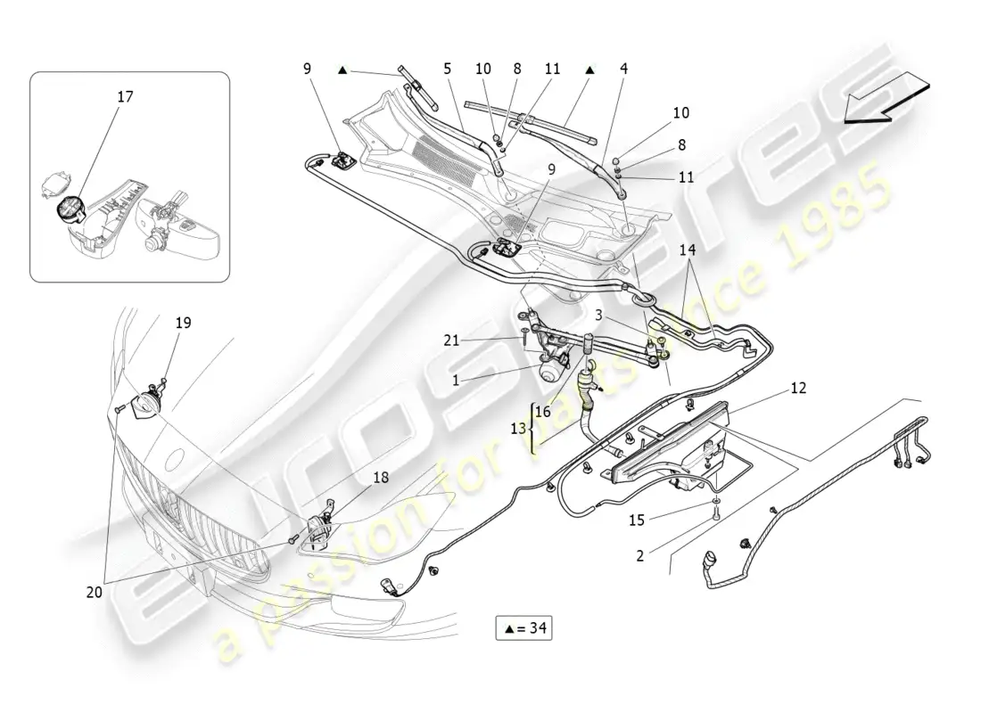 part diagram containing part number 670007622