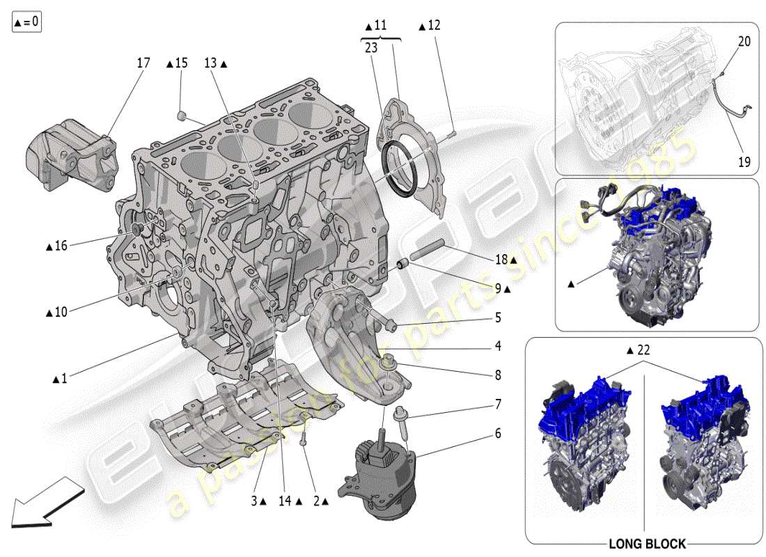 a part diagram from the maserati grecale modena (2023) parts catalogue