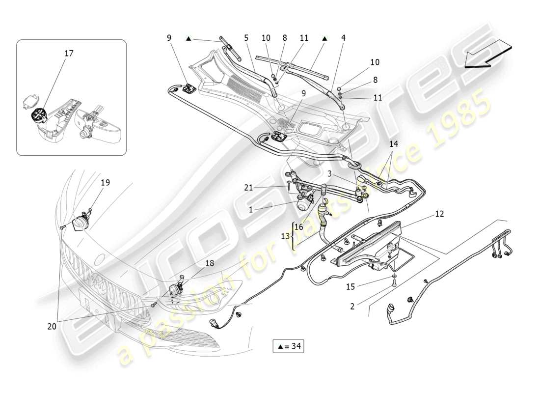 part diagram containing part number 670030622