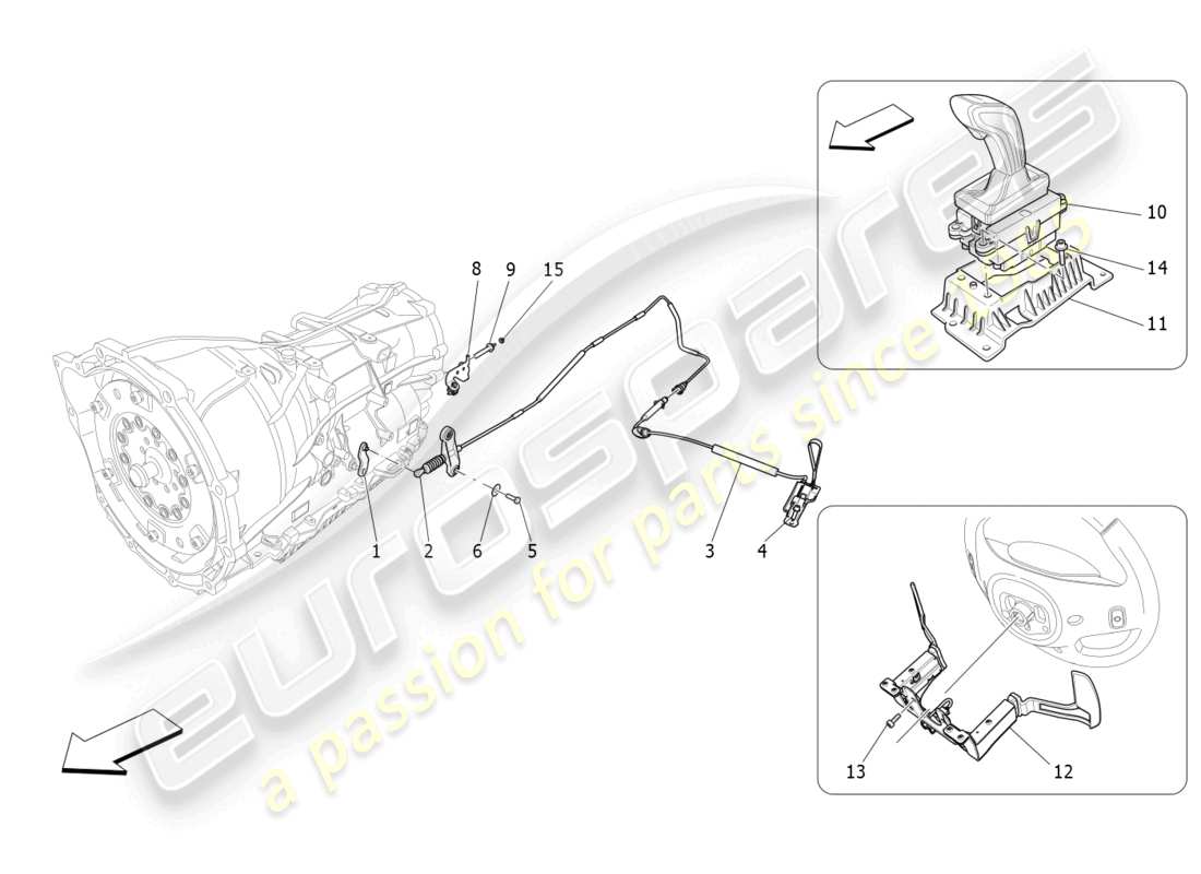 a part diagram from the maserati levante gt (2022) parts catalogue