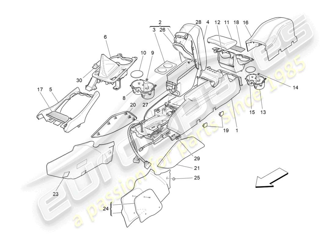 part diagram containing part number 981609624