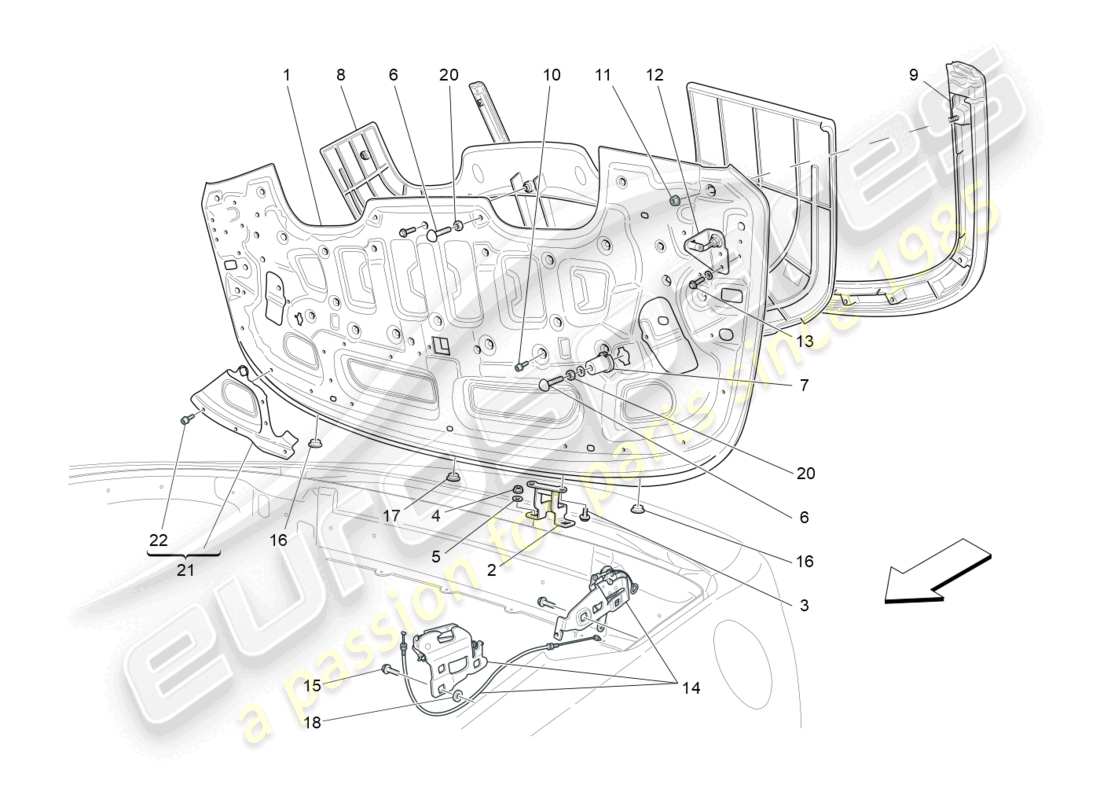 part diagram containing part number 82836224