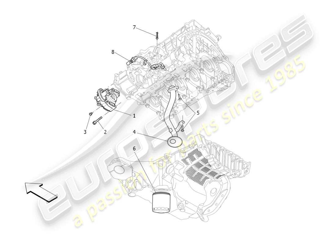 a part diagram from the maserati levante parts catalogue