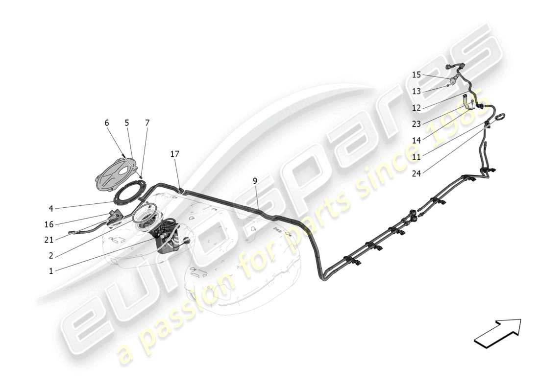 part diagram containing part number 675001574