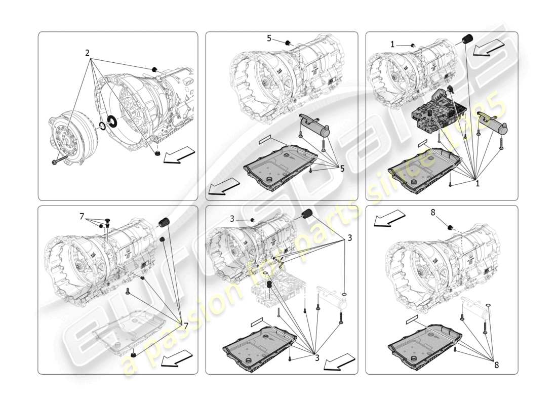a part diagram from the maserati grecale parts catalogue