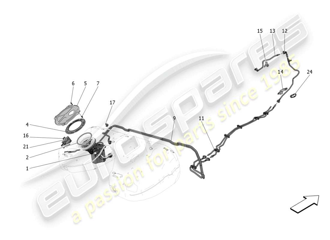 part diagram containing part number 675001815
