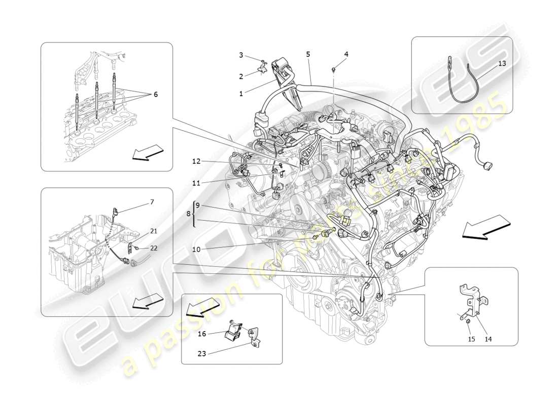 a part diagram from the Maserati Levante (2018) parts catalogue