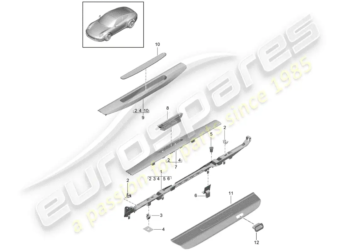 part diagram containing part number 99155598237