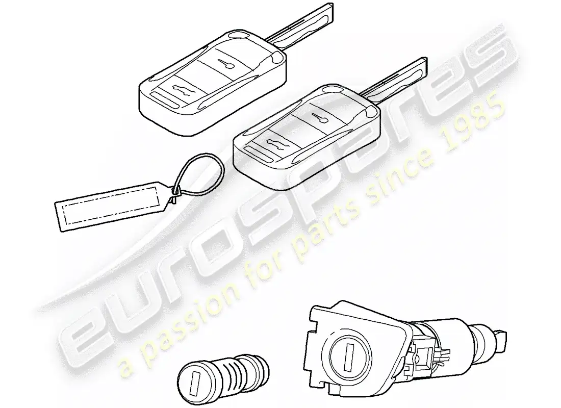 porsche 2009 (cayenne e1 9pa) repair kits part diagram
