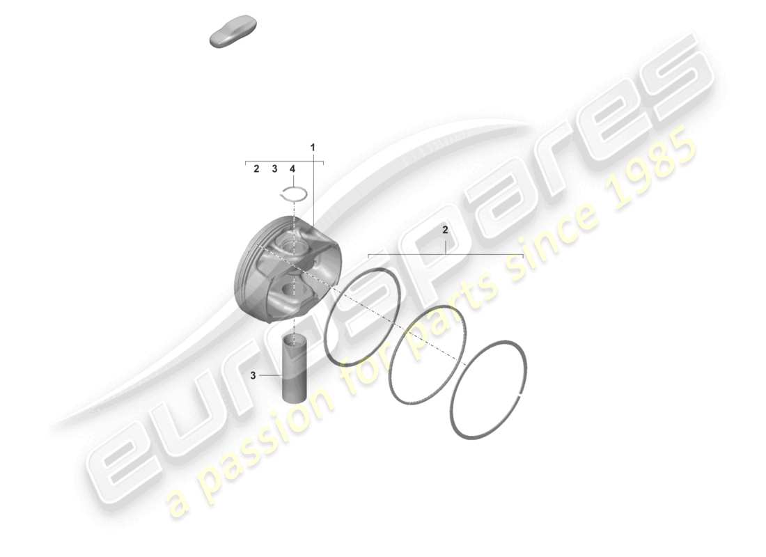 porsche 2021 (992-1 gt3/rs/st) piston part diagram