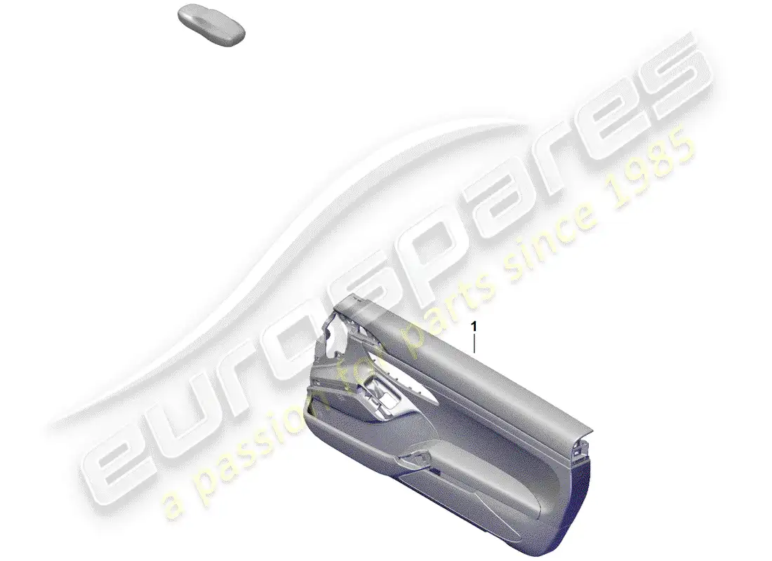 porsche 2019 (718 boxster spyder) door panel parts diagram