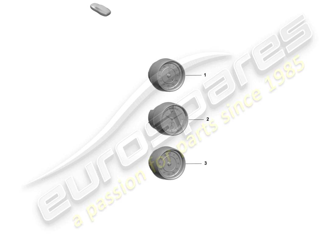 porsche 2025 (taycan 9j1-2) additional instruments part diagram