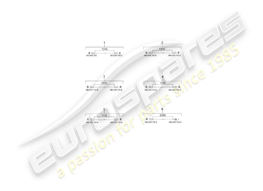 porsche 2021 (macan) connecting line central computer parts diagram