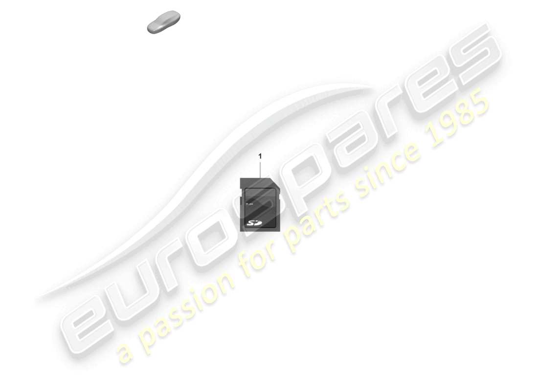 porsche 2024 (992-2 gt3/rs/st) sd memory card for updating the navigation data part diagram
