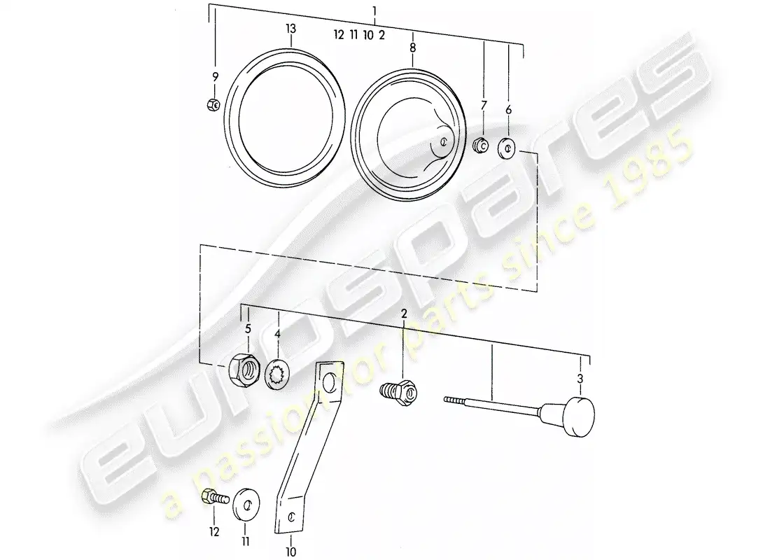 porsche 1963 (356b/356c) valve parts diagram