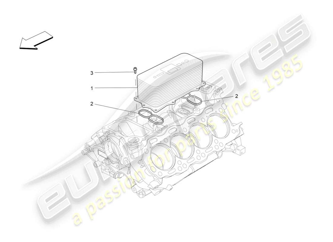 maserati levante trofeo (2020) heat exchanger parts diagram