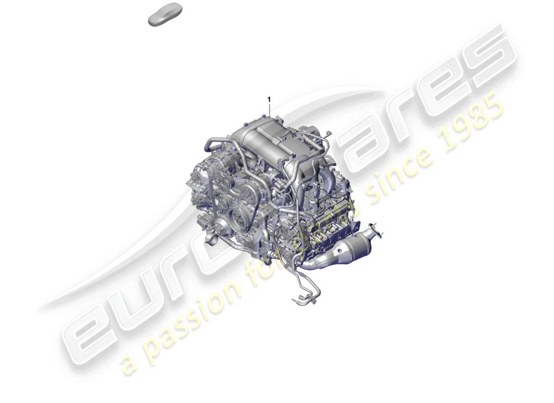 a part diagram from the porsche 2023 (718 cayman gt4) parts catalogue