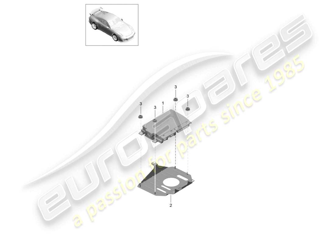 porsche 2021 (991-2 r/gt3/rs) amplifiers d - mj 2018>> part diagram