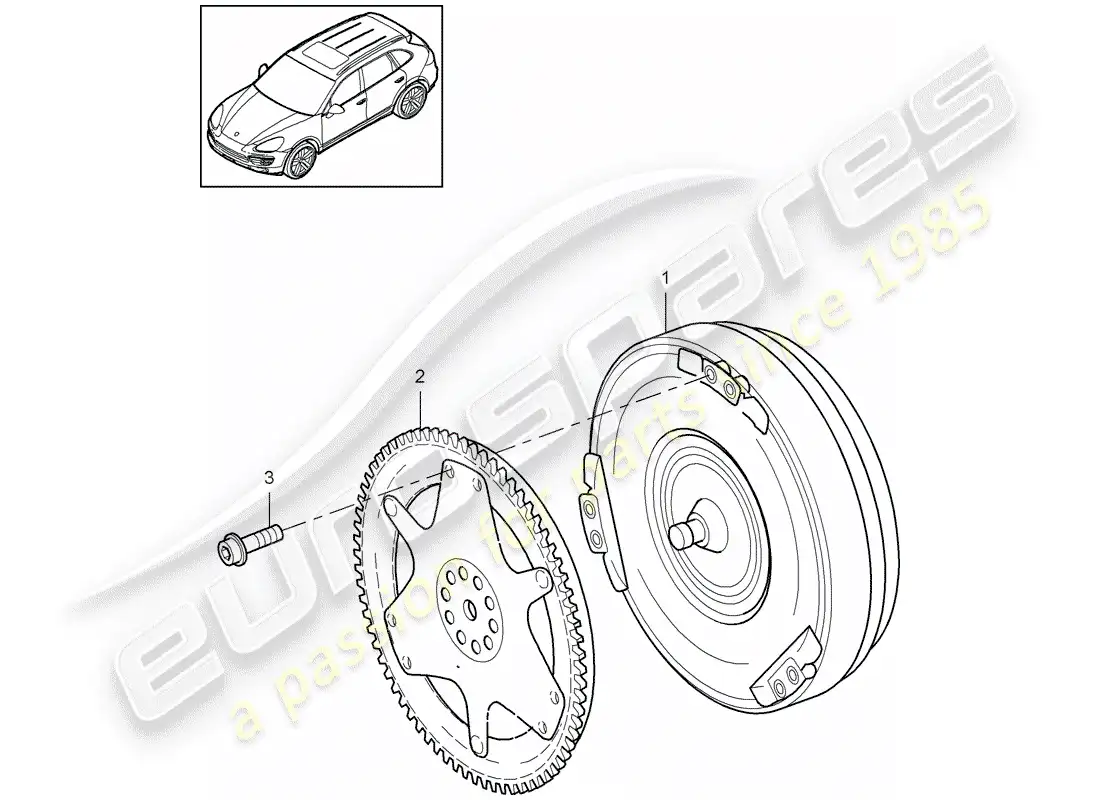 porsche 2014 (cayenne e2 92a) tiptronic part diagram