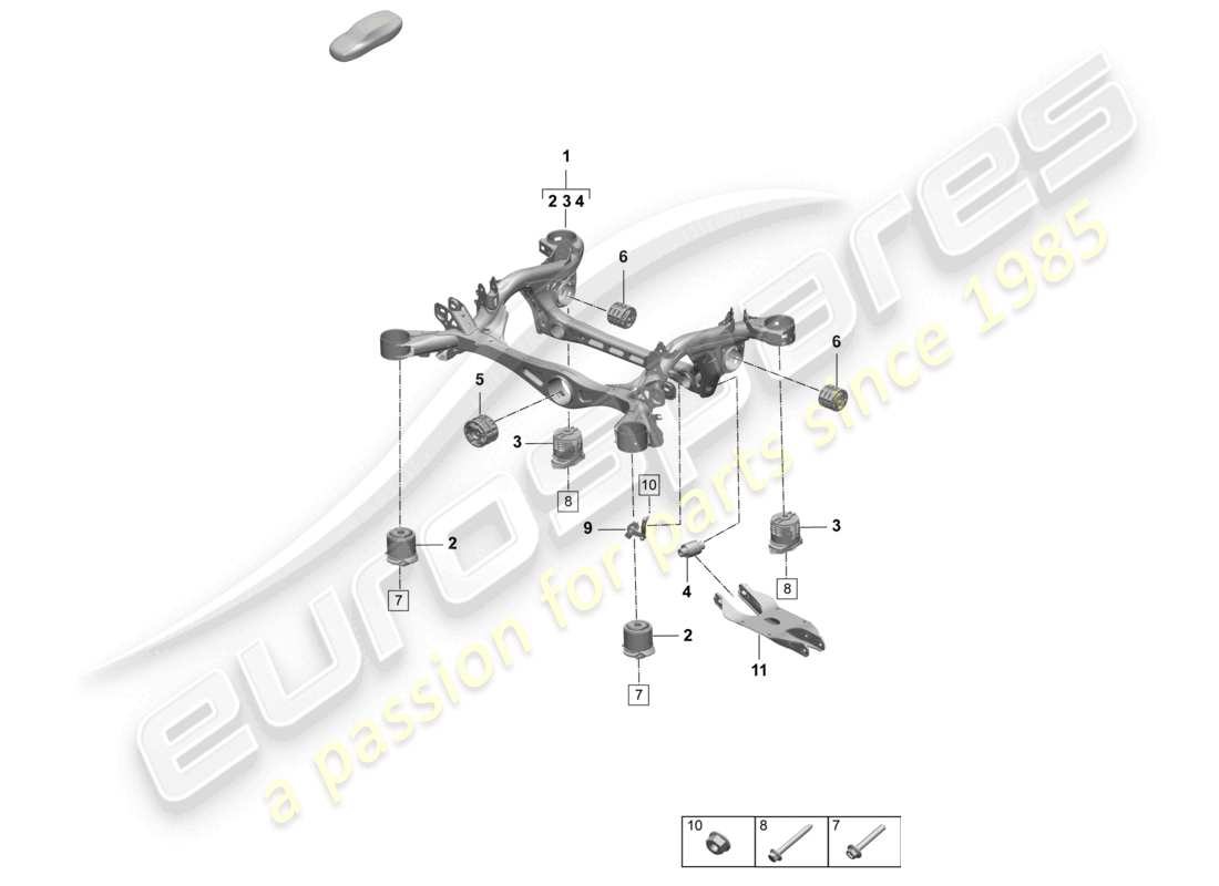 part diagram containing part number pac599681a