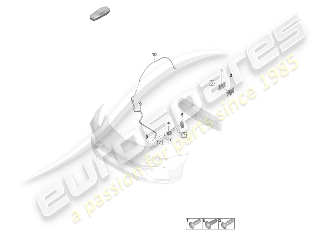 porsche 2021 (panamera 971-2) individual parts for vehicles with night vision system part diagram