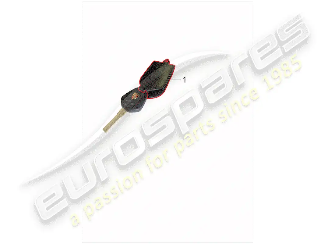 porsche 2002 (986 boxster) schluessel-etui parts diagram