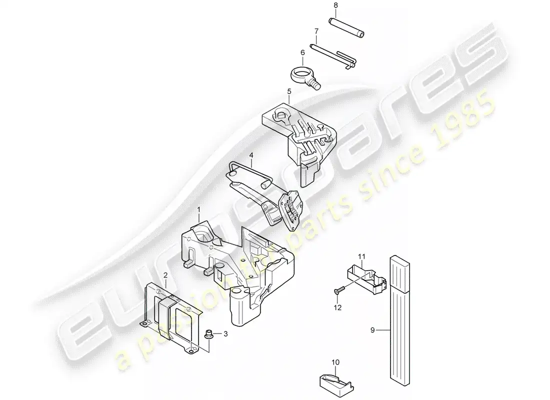 porsche 2009 (cayenne e1 9pa) tool part diagram