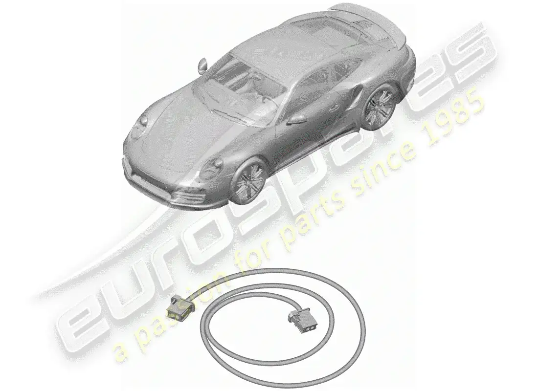 porsche 2019 (991-2 turbo) wiring harnesses parts diagram