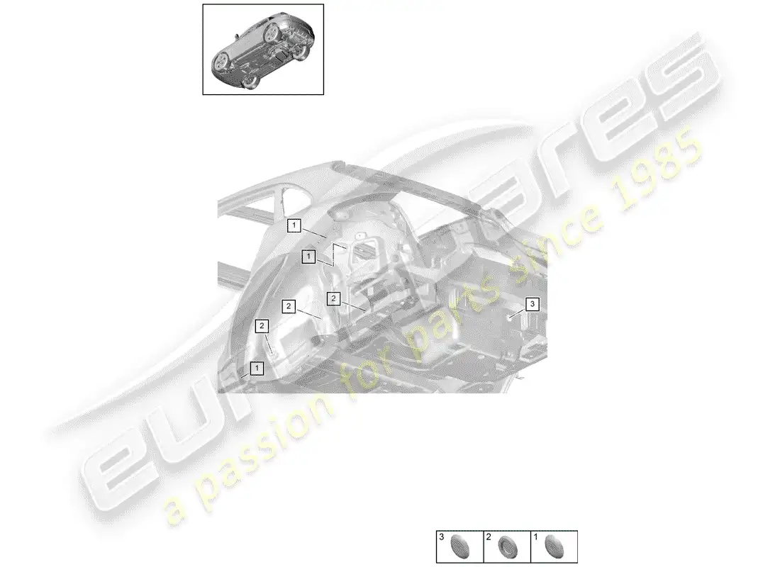 porsche 2020 (macan) plug parts diagram