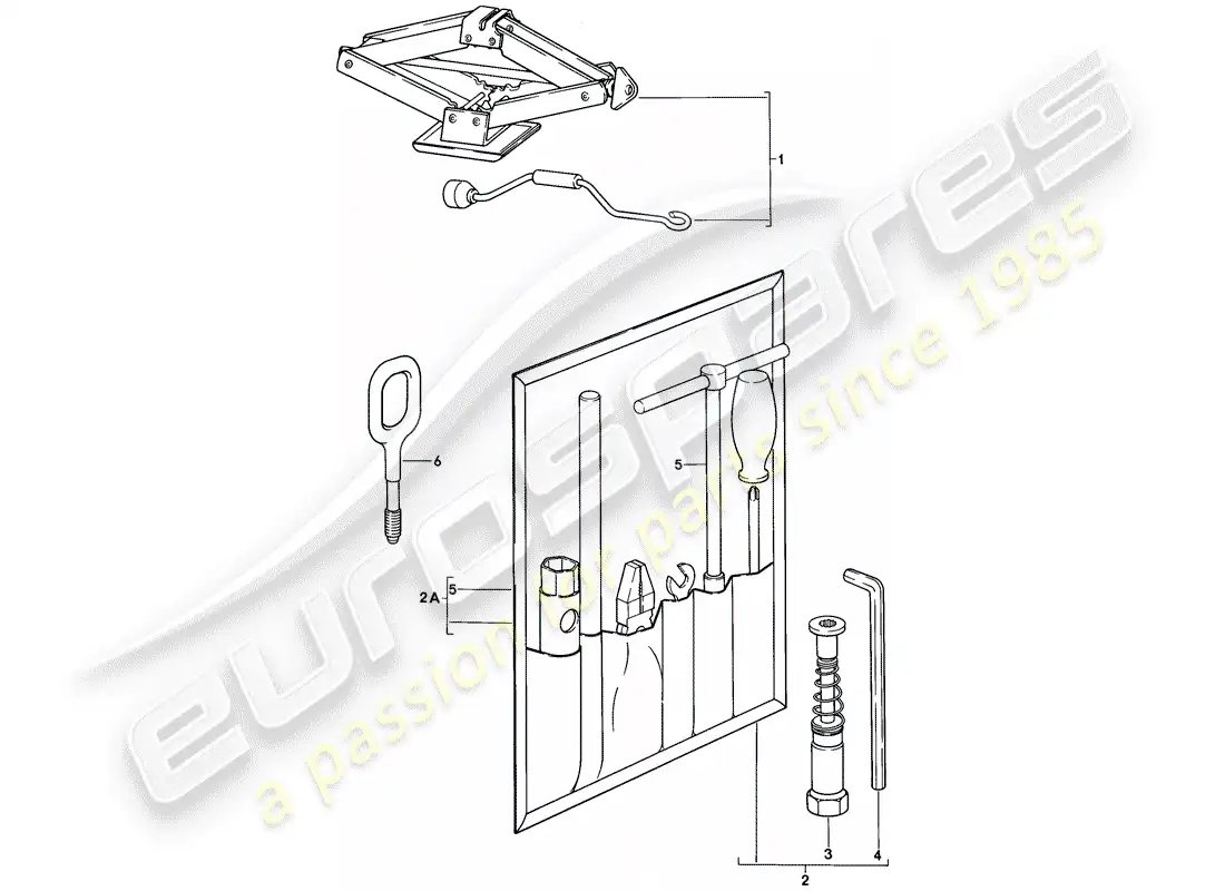 porsche 1980 (924) accessories - - weiteres zubehoer im classic - katalog (modell: cla) parts diagram