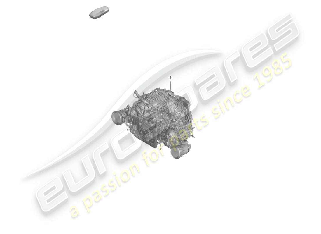 porsche 2024 (992-2 gt3/rs/st) replacement engine but without: petrol particulate filter part diagram