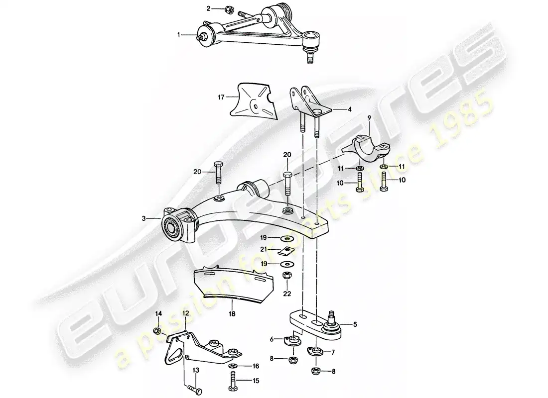 porsche 1981 (928) track control arm - see technical information - gr. 4 nr. 1/84 parts diagram