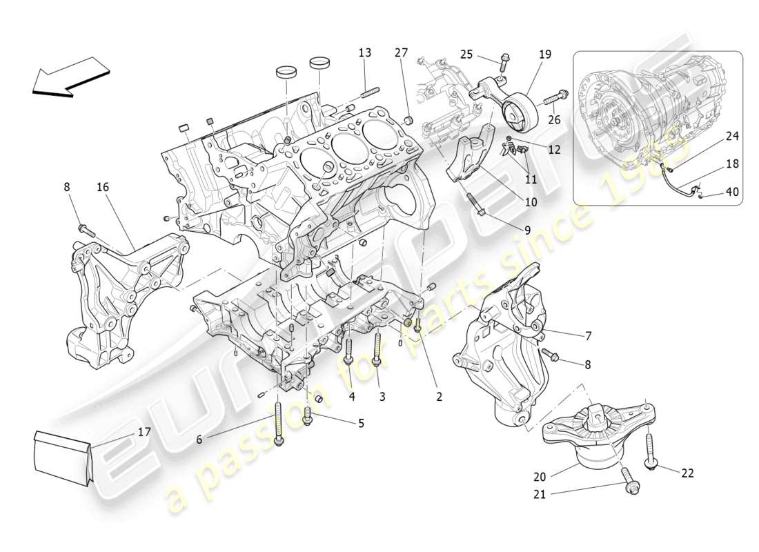 part diagram containing part number 46341406