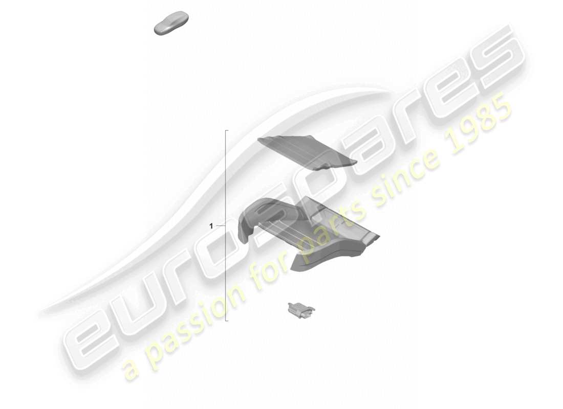 porsche 2023 (panamera 971-2) repair set seat cushion seat occupied recognition (passenger side) part diagram