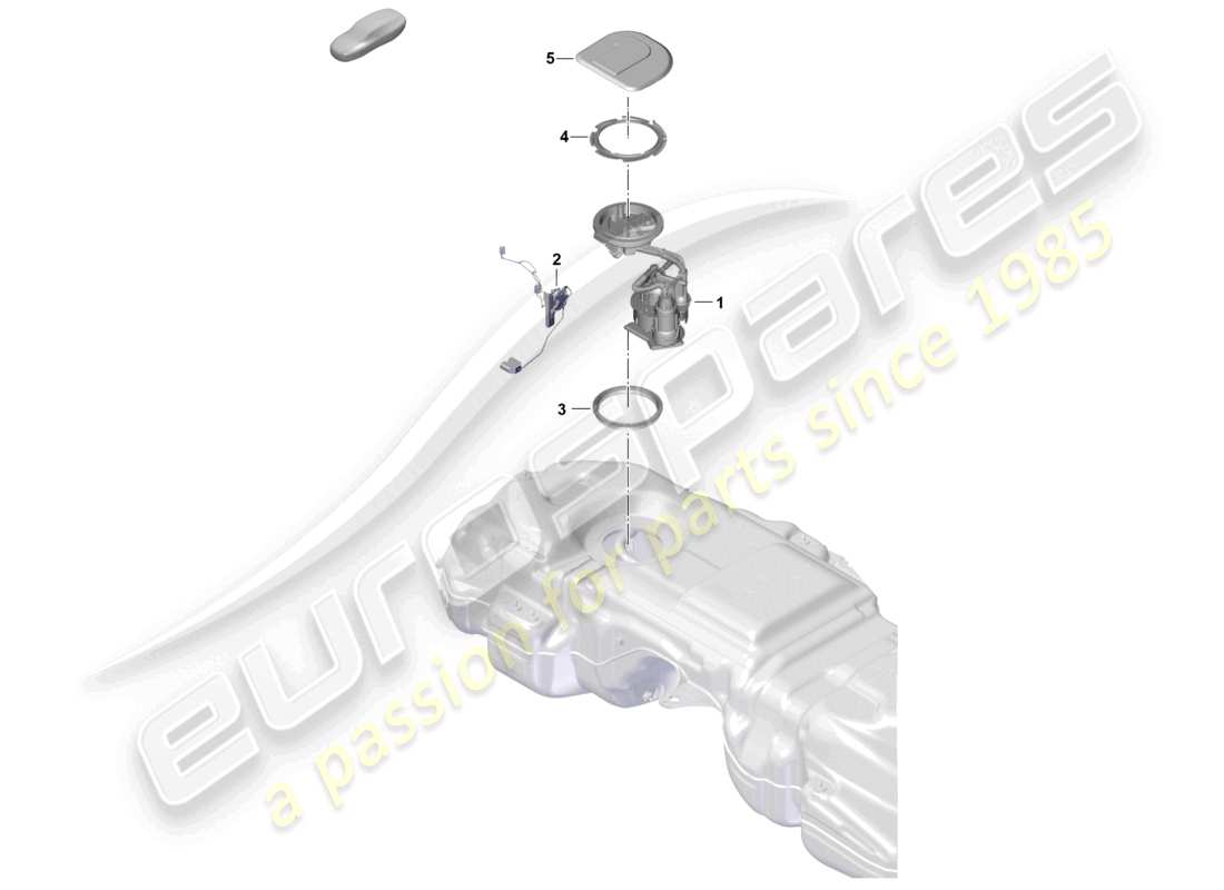 porsche 2025 (cayenne e3 pa) fuel tank fuel pump d - mj 2025>> part diagram