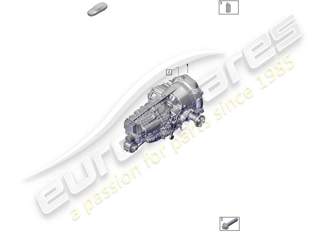 porsche 2026 (992-2) manual gearbox transmission fluid parts diagram