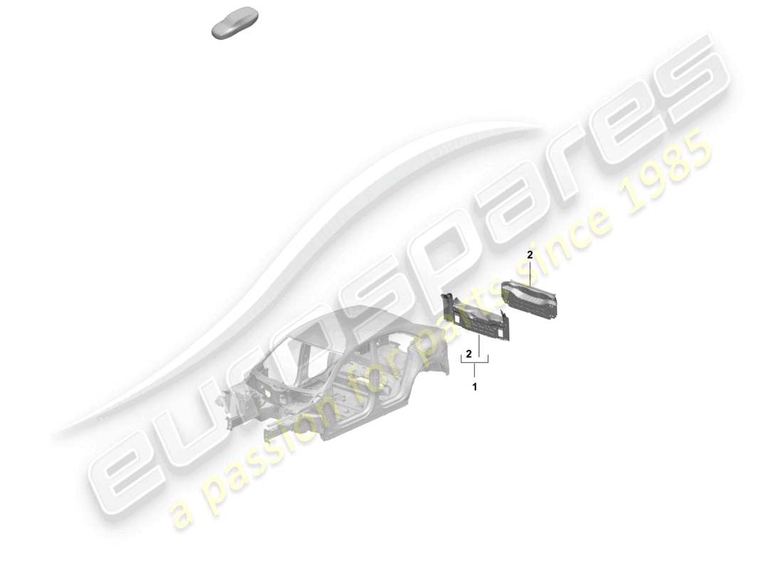 a part diagram from the porsche macan parts catalogue