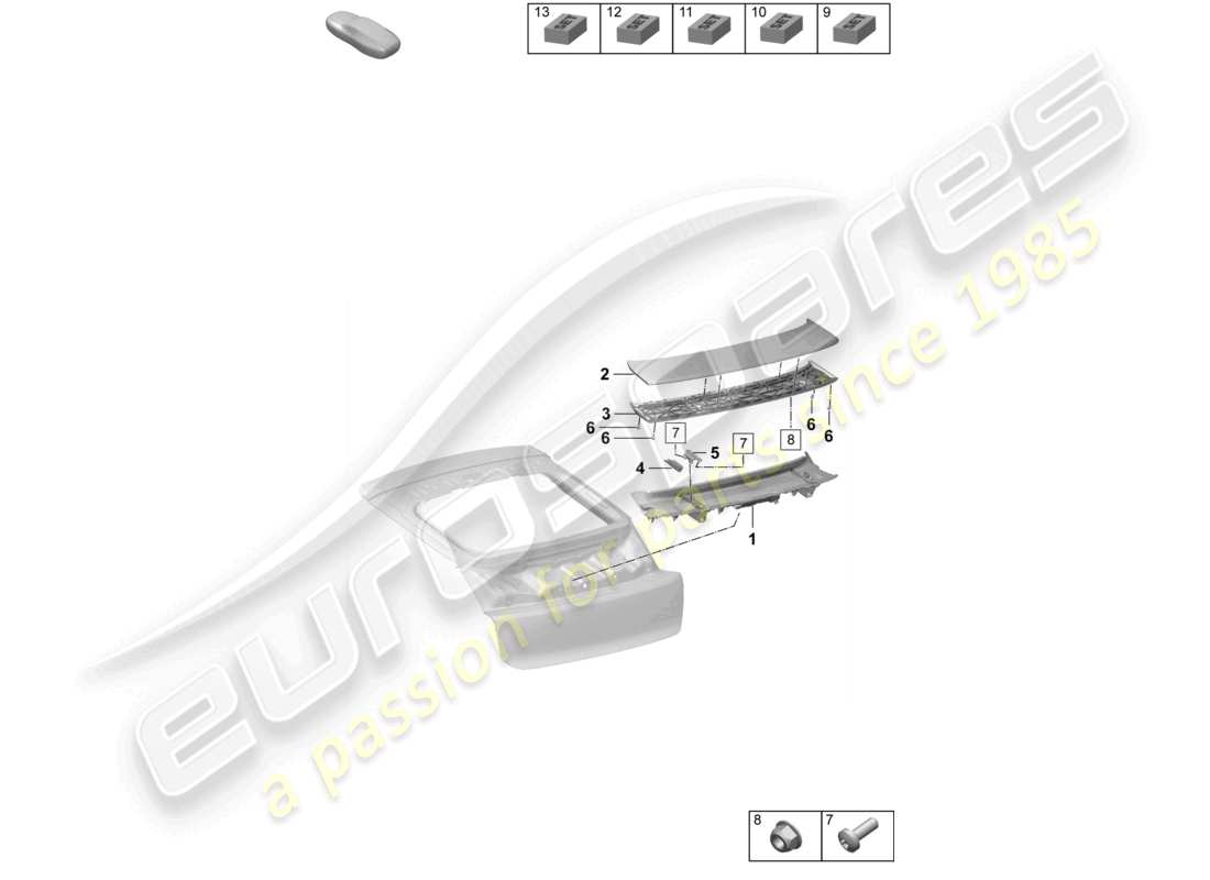 part diagram containing part number 95c827204g