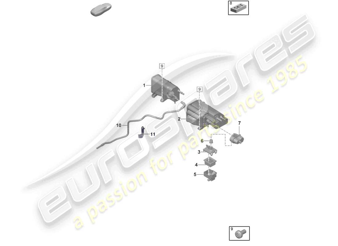 part diagram containing part number 992201390