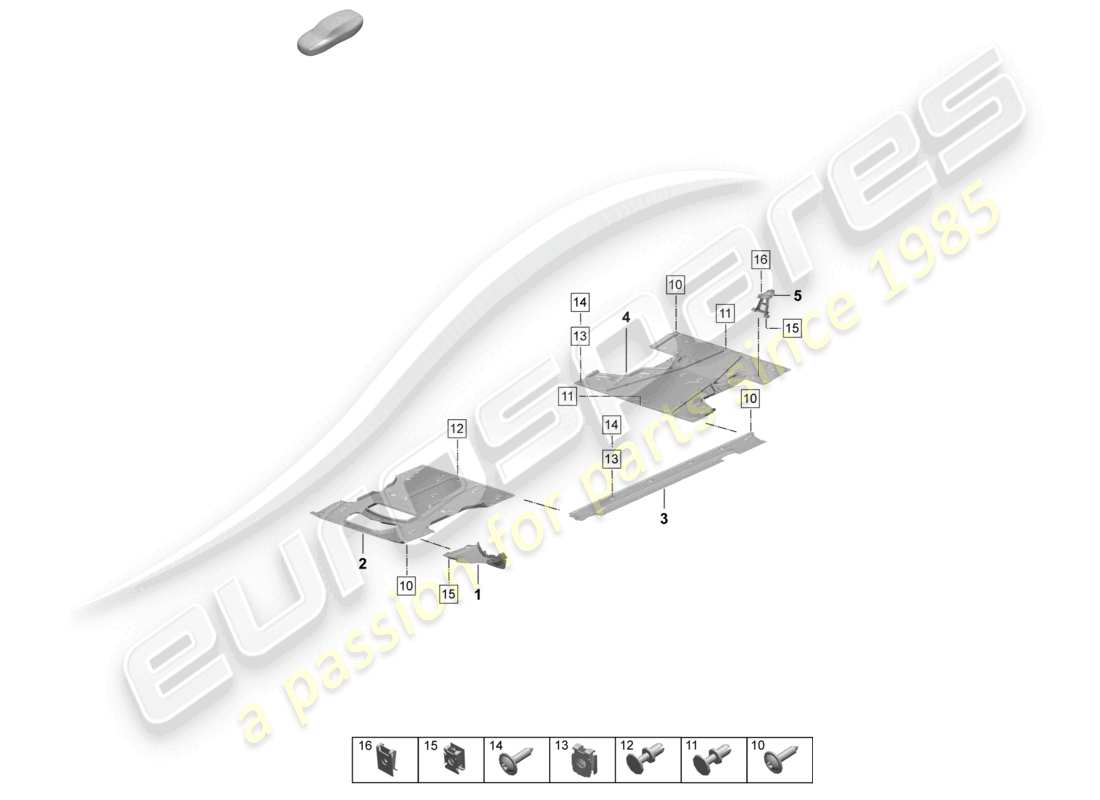 part diagram containing part number pab825429