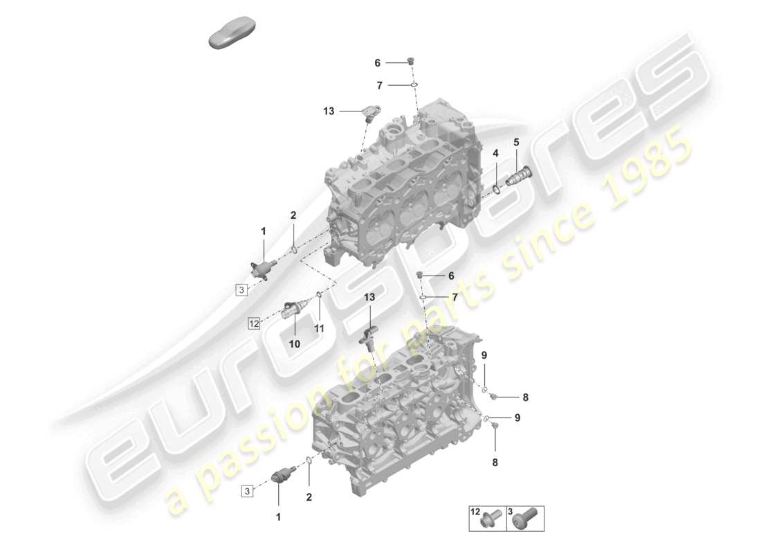 part diagram containing part number paf008303