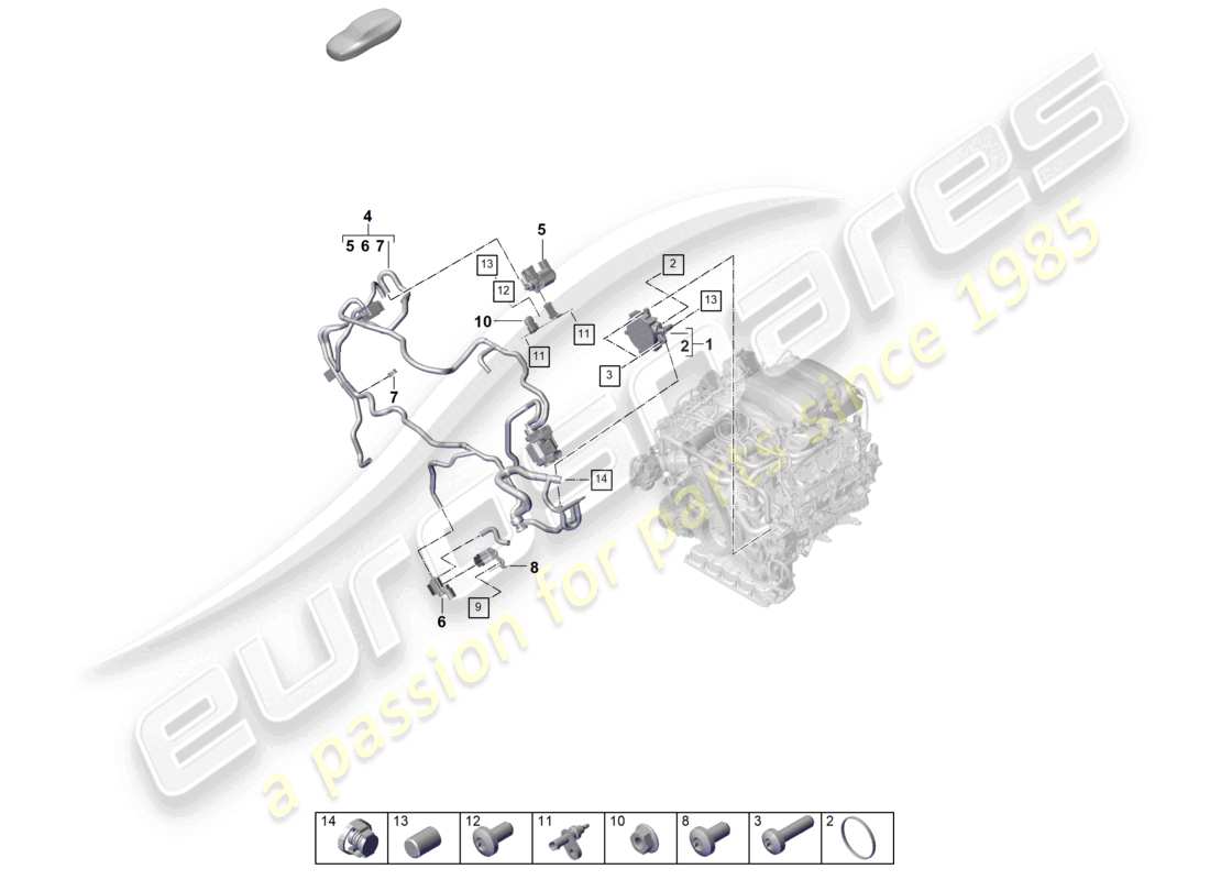 part diagram containing part number pab906283
