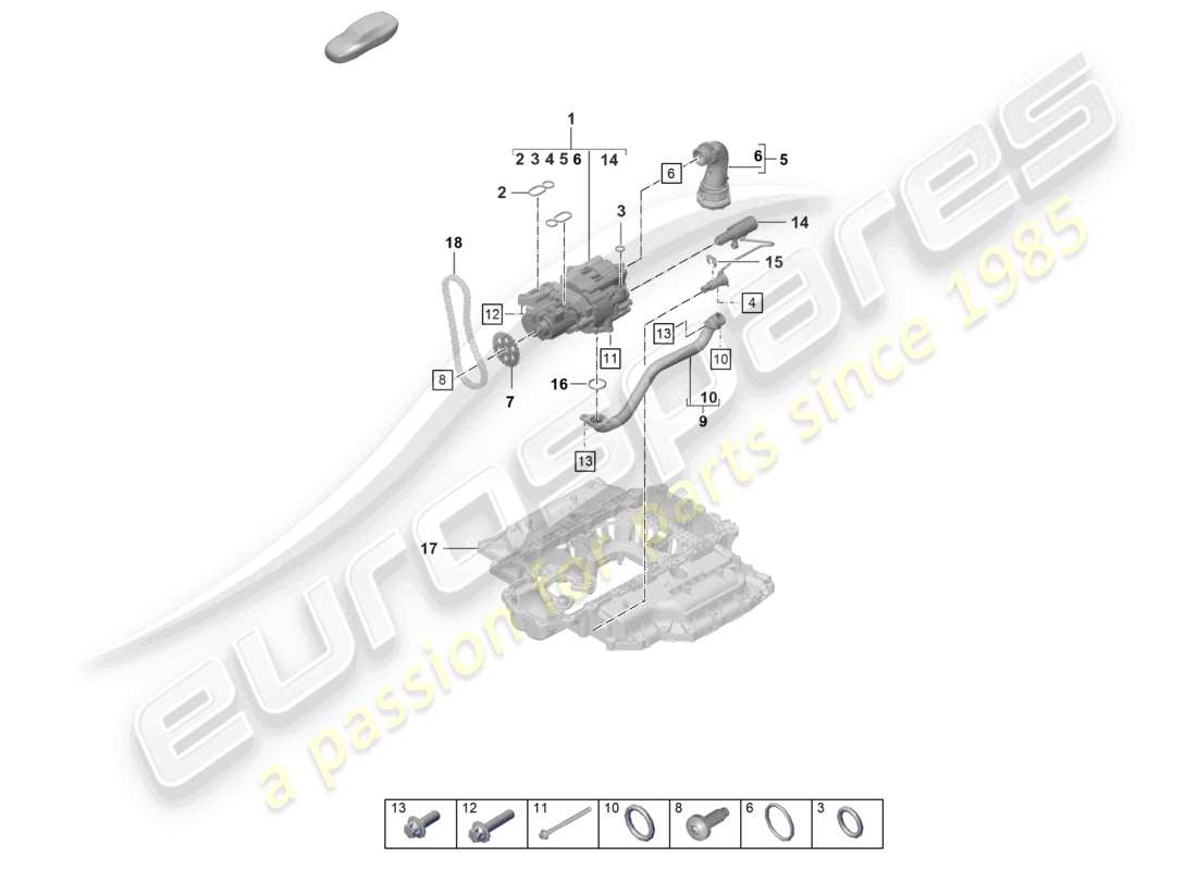 part diagram containing part number paf008269