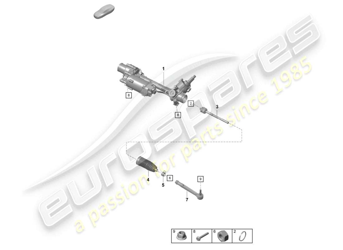 part diagram containing part number 99134700538