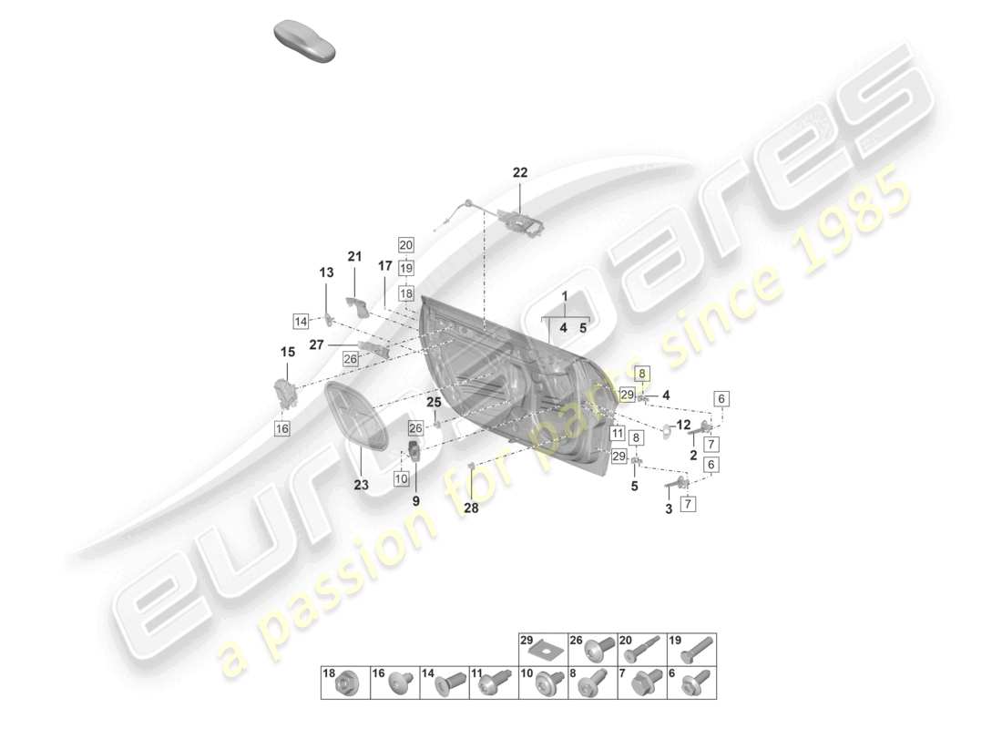 part diagram containing part number wht009189a