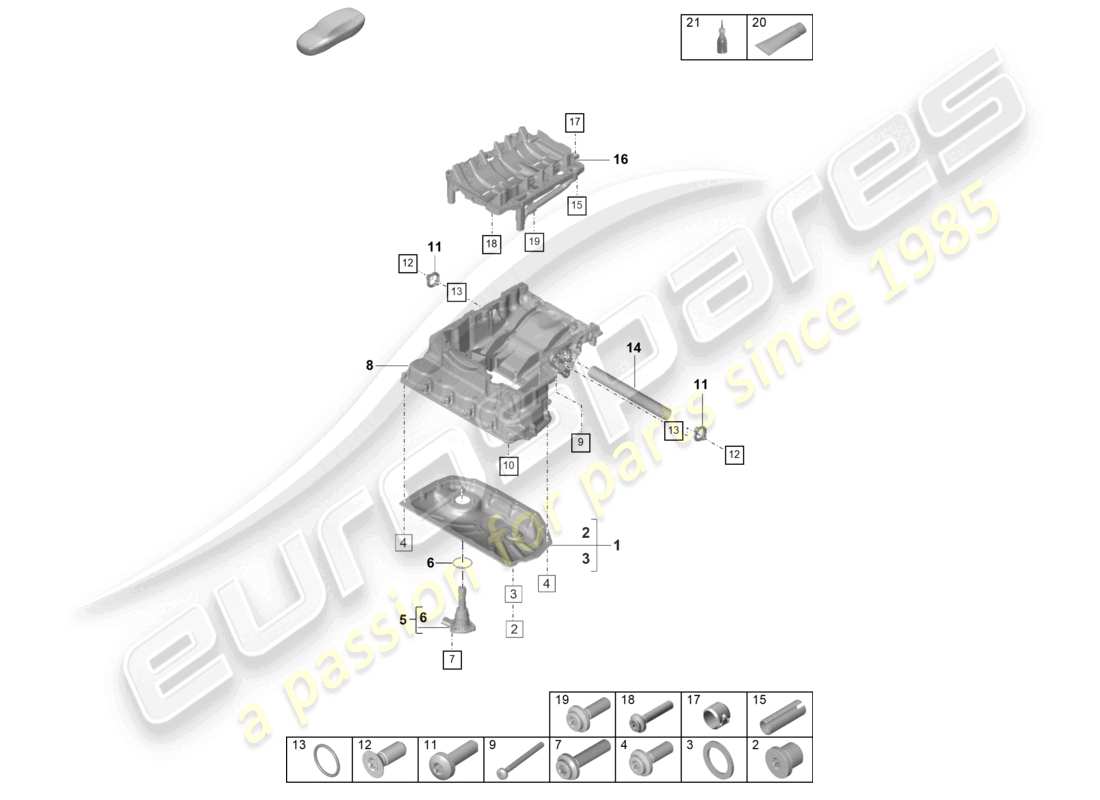 VIEW PARTS DIAGRAMS FROM THE PORSCHE PANAMERA PARTS CATALOGUE a part diagram from the porsche panamera parts catalogue