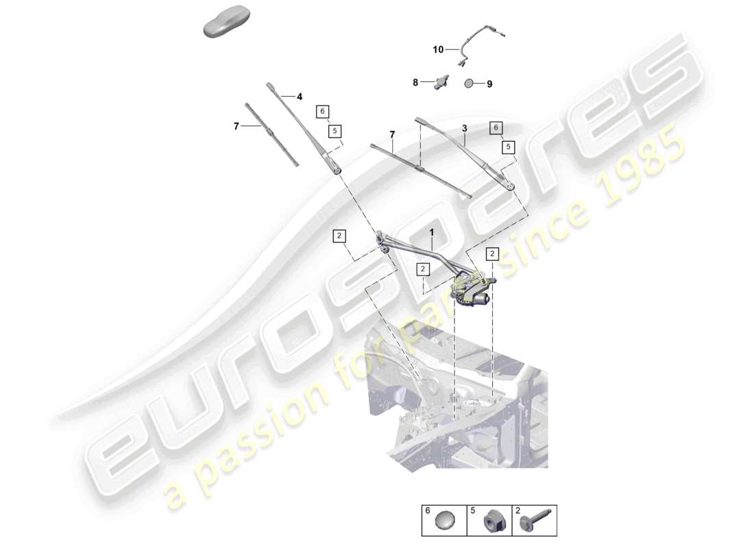 part diagram containing part number n 10699801