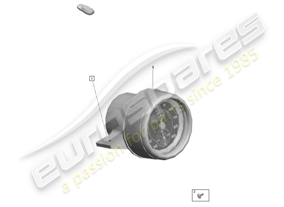 a part diagram from the porsche 2020 (718 cayman gt4) parts catalogue